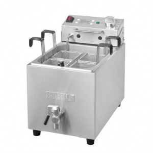 Cozedor de massa com torneira e temporizador 8L - Buffalo - Fourniresto