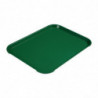 Tabuleiro Retangular Verde em Polipropileno Fast Food 410mm - Cambro - Fourniresto