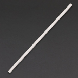 Palhinhas de Papel Compostáveis Brancas 210mm - Conjunto de 250 - Fiesta Green - Fourniresto