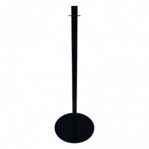 Poste de boas-vindas preto cabeça plana vendido individualmente - Bolero - Fourniresto