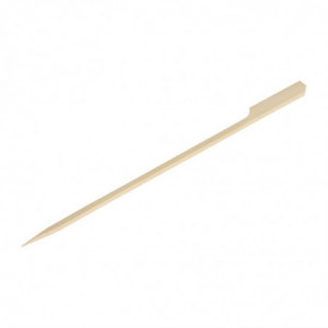 Espetos de Bambu 180mm - Pacote com 100 - Fiesta Green - Fourniresto