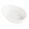 Pratos de Gratin Oval Brancos 161 x 116mm - Conjunto de 6 - Olympia - Fourniresto