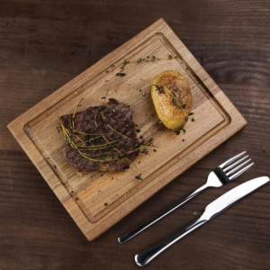Pequena tábua de carne em madeira de acácia - Olympia - Fourniresto