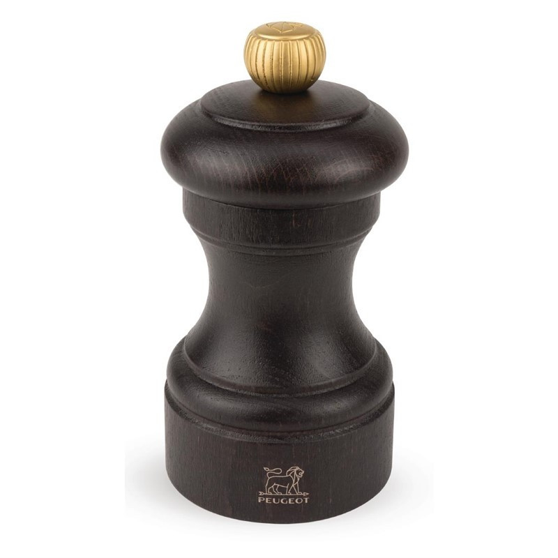 Moinho de Sal Bistrô Marrom Escuro 100 mm - Peugeot - Fourniresto Moinho de Sal Bistrô Marrom Escuro 100 mm - Peugeot - Fourniresto