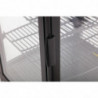 Vitrina refrigerada preta com portas curvas 86 L - Polar - Fourniresto