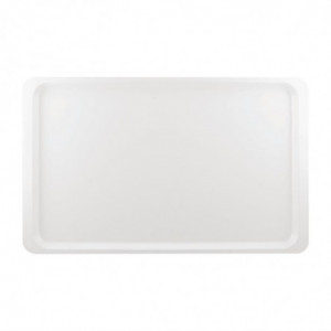 Tabuleiro de Serviço em Poliéster GN1/1 530x325mm Branco - Roltex - Fourniresto