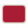 Tabuleiro de Serviço em Poliéster Padrão 470x360mm Vermelho - Roltex - Fourniresto