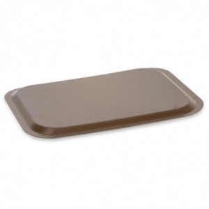 Tabuleiro de Serviço em Poliéster Trapézio GN 500x325mm Vermelho - Roltex - Fourniresto