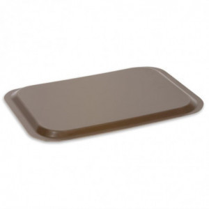 Tabuleiro de Serviço em Poliéster Trapezoidal GN 500x325mm Verde - Roltex - Fourniresto