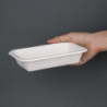 Barquetes de Bagasse Compostáveis - L 215 mm - Pacote de 50 - Fiesta Green