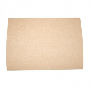 Papel Vegetal Não Branqueado Compostável - L 380 x L 275mm - Pacote de 500 - Vegware