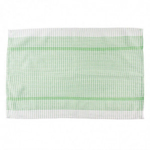 Panos de prato verdes em algodão - Conjunto de 10 - Vogue - Fourniresto