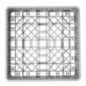 Suporte para copos 25 compartimentos - 500X500mm - Vogue