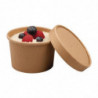 Tigelas de sopa Kraft micro-ondáveis recicláveis - 225ml - Conjunto de 500 - Colpac