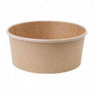 Taças de salada Kraft redondas - 500 ml - Conjunto de 300 - Verde Festa