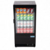 Vitrina refrigerada positiva preta Série C - 68 L - Polar - Fourniresto