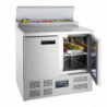 Balcão de preparação refrigerado para pizzas e saladas Série G - 254L - Polar - Fourniresto