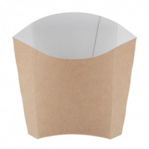 Embalagens de batata frita médias compostáveis de papel kraft - Lote de 1000 - Colpac - Fourniresto