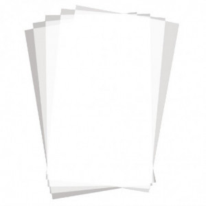 Quadrados de Papel Antiaderente Liso - Pacote de 500 - FourniResto