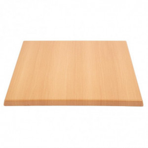 Tampo de mesa quadrado em faia - 700mm - Bolero