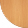 Tampo de mesa redondo em efeito faia - Ø 600mm - Bolero