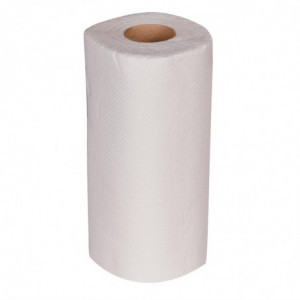 Papel Toalha Branco 2 Folhas - L 11,5 m - Pacote com 24 - Jantex