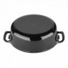 Cocotte Oval Preta - 5L - Vogue