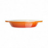Prato de Gratinado Redondo Laranja - 400ml - Vogue