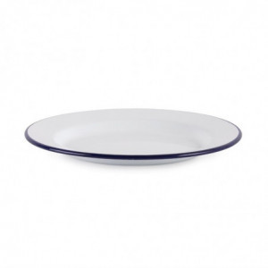 Prato raso em aço esmaltado 245mm - Conjunto de 6 - Olympia - Fourniresto