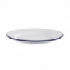 Prato raso em aço esmaltado 245mm - Conjunto de 6 - Olympia - Fourniresto