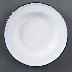 Prato Fundo em Aço Esmaltado - Ø 245mm - Conjunto de 6 - Olympia