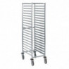 Carrinho de corrediças Euro norma - 600 x 400mm - 20 níveis - Tournus