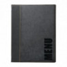 Menus de mesa contemporâneos A4 preto - Securit - Fourniresto