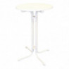Mesa alta Limburg Branca - 70 cm - FourniResto - Fourniresto