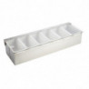 Caixa de compartimentos 6x 475ml - Olympia - Fourniresto