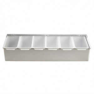 Caixa de compartimentos 6x 475ml - Olympia - Fourniresto