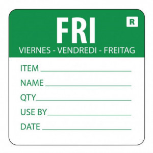 Etiqueta removível "Sexta-feira" - Vogue