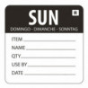 Etiqueta removível "Domingo" - Vogue