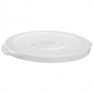 Tampa para Coletor Bruto Branco 121,1L - Rubbermaid