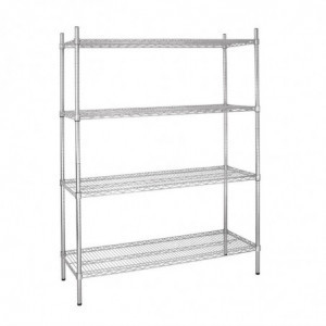 Estante Modular 4 Níveis - L 1525 x P 457mm - Vogue