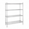 Estante Modular 4 Níveis - L 1525 x P 457mm - Vogue