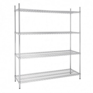 Estante Modular 4 Níveis - L 1525 x P 457mm - Vogue