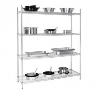 Estante Modular 4 Níveis - L 1525 x P 457mm - Vogue