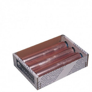 Recargas de Filme Fresco - C 300m x L 450mm - Pacote de 3 - Wrapmaster