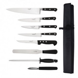 Conjunto de 8 facas com estojo - DEGLON
