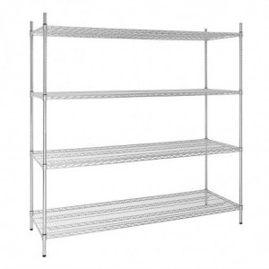 Estante em Kit 4 Níveis - L 1830 x P 610mm - Vogue