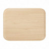 Tampo Laminado Liso Capri Bétula 325mm - Cambro - Fourniresto