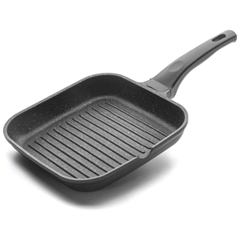 Grelhador Quadrado Eco-Pedra - 24 X 24 Cm - Lacor Grelhador Quadrado Eco-Pedra - 24 X 24 Cm - Lacor