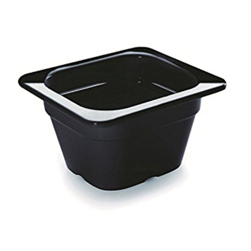 Bandeja de Gastronorm em Melamina Preta GN 1/6 - H 100 mm - Lacor Bandeja de Gastronorm em Melamina Preta GN 1/6 - H 100 mm - Lacor