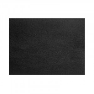 Jogo Americano Retangular em Couro Preto Granulado Cos - 45X30 cm - Lacor
